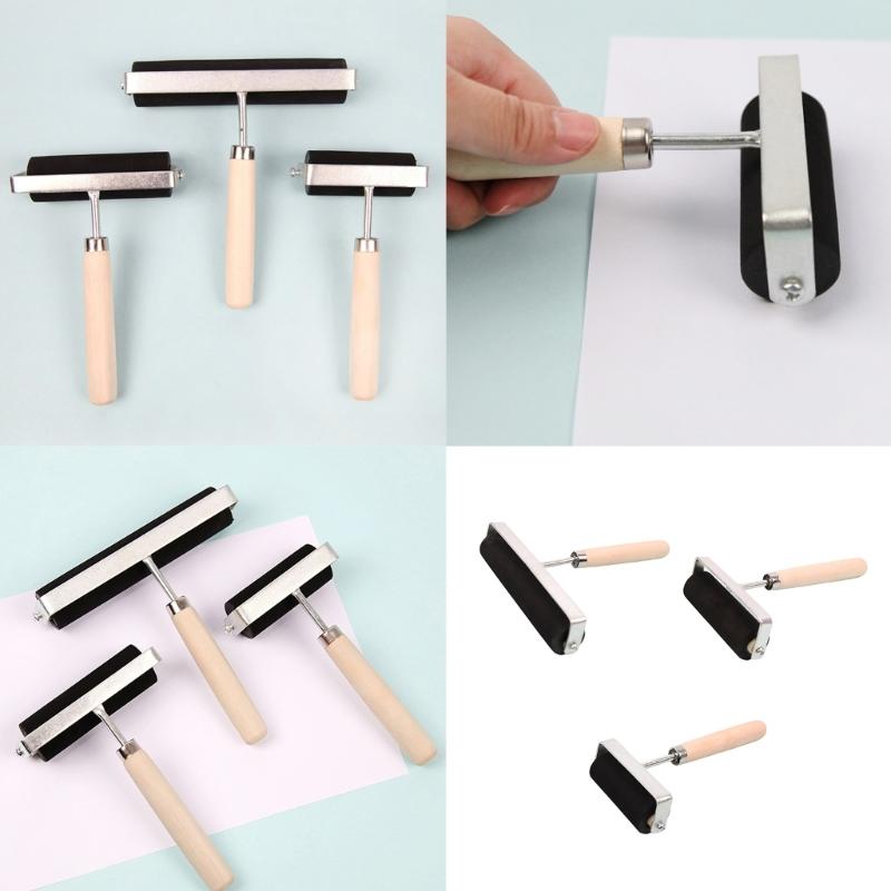 Rubber Roller Brayer Rollers for Crafting Brayer Rollers for Printmaking Brayer Tool Paint Brush Ink Applicators Art