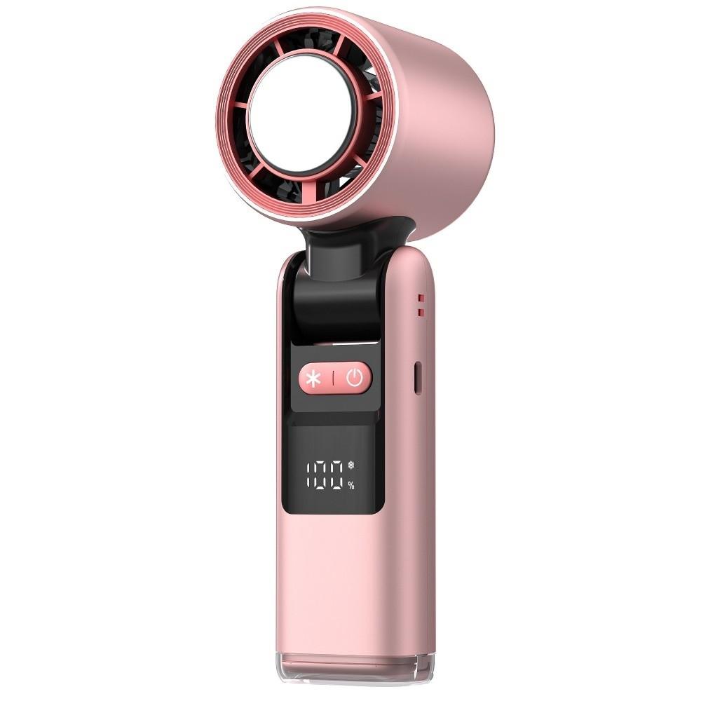 199-Speed Mini Handheld Turbo Fan Fast Cooling Outdoor Portable Fan  Cooling Tools розовый