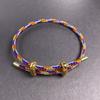 10Pc Luxury Multicolor Fashion Adjustable Bracelet Stainless Steel Wire Waterproof Rope Bracelet Men Women Jewelry Accessories