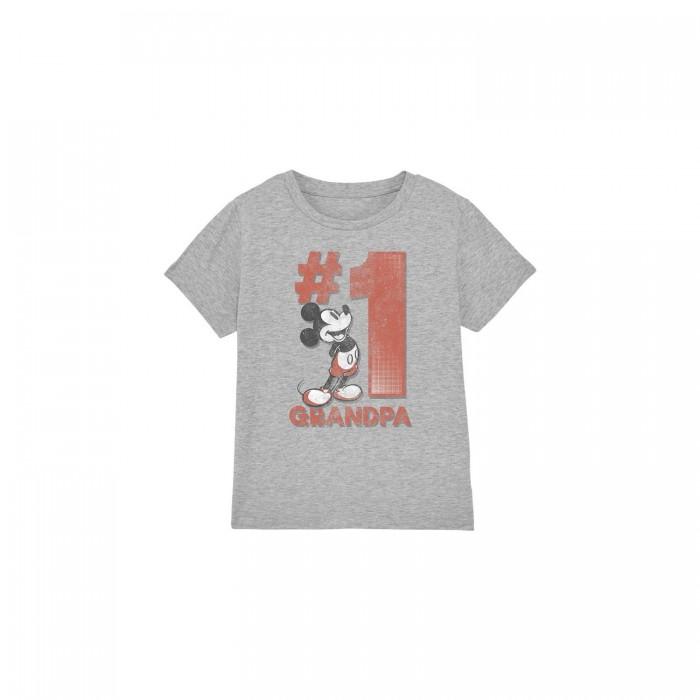 Disney Dětské/Dětské tričko s nápisem Number 1 Grandpa Mickey Mouse