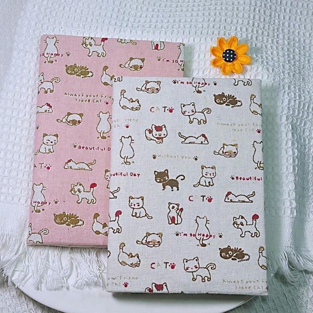 

A5 A6 Розовый Белый Котенок Обложка для книги Чехол для планировщика Защитная оболочка Обложка для журнала Защитная обложка Канцелярские принадлежности для офиса White A6