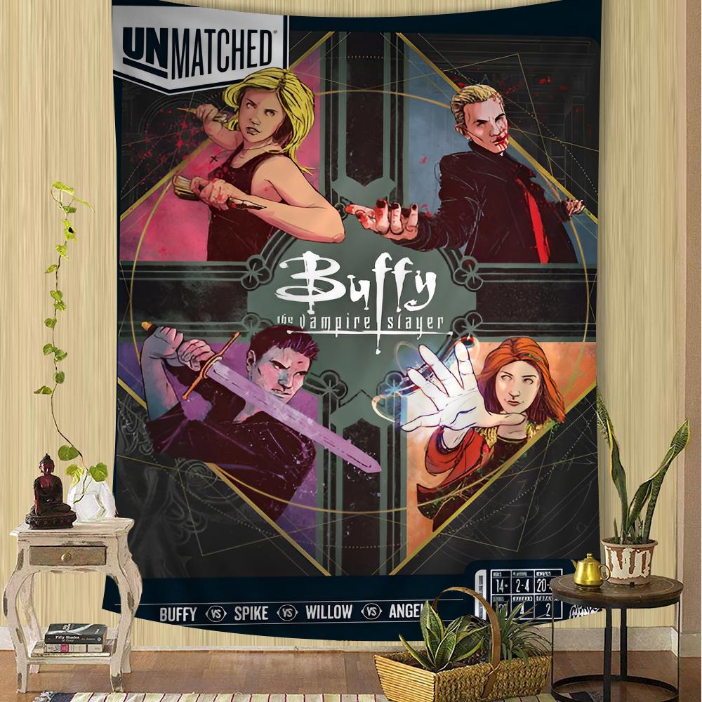 Buffy the Vampire Slayer Colorful Tapestry Wall Hanging Cheap Hippie  Bohemian Wall Tapestries Mandala Wall Hanging Sheets