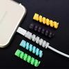 10 pieces silicone data cable protector storage - anti-bending mobile phone computer charging protective cover silicone anti-bre