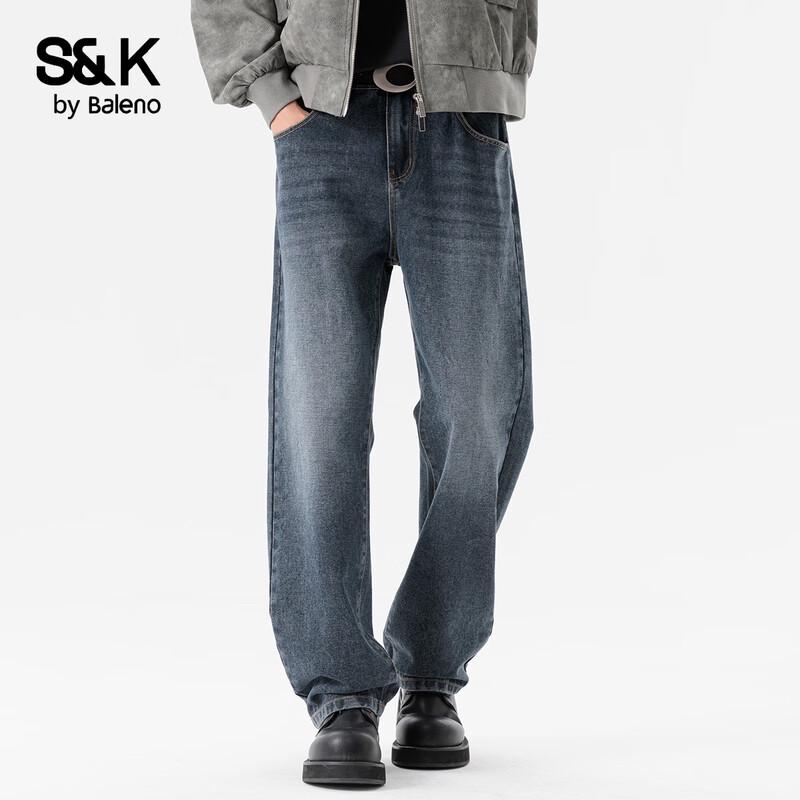 

Baleno S&K Series Men s Loose Straight Jeans 34