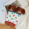 Polka Dot Puppy Ears Coral Fleece Socks Plush Floor Socks Sweet Dog Thicken Velvet Socks  Girls