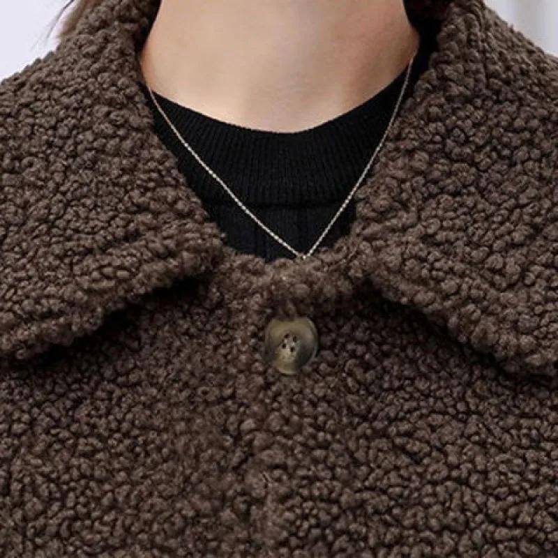 Spring and Autumn Granular Fleece Lamb Fleece Vest Women's Vest Plus Size Fur One-piece Waistcoat Outer Wear Waistcoat Jacket