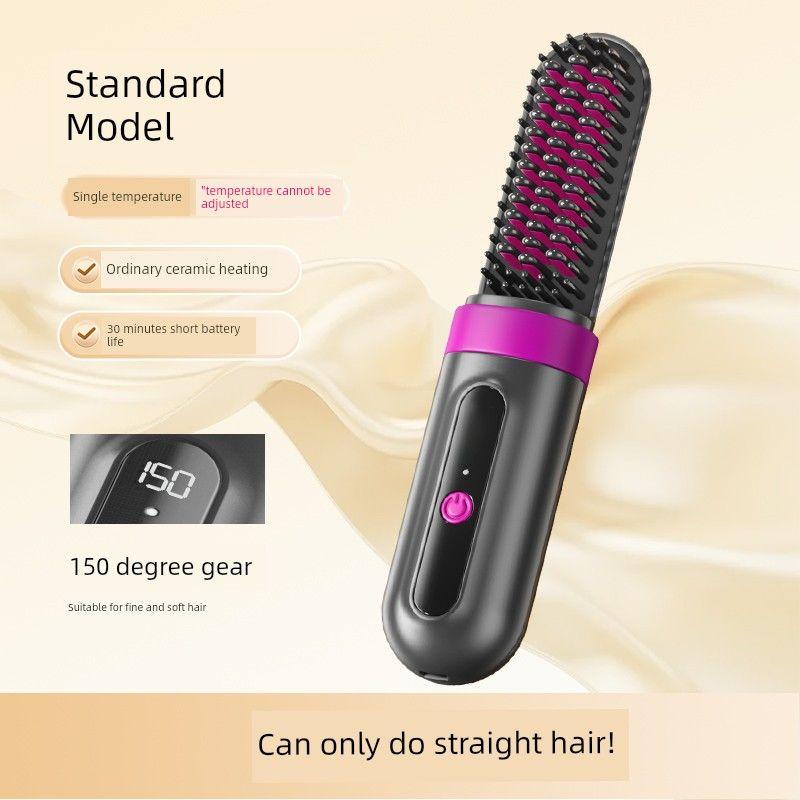 

with Negative Ions That Won T Damage Hair, Creates Volume, and Lifts the Crown of the Head; Dual-Use Straightening and Curling Iron, Electric Comb Standard paragraph
