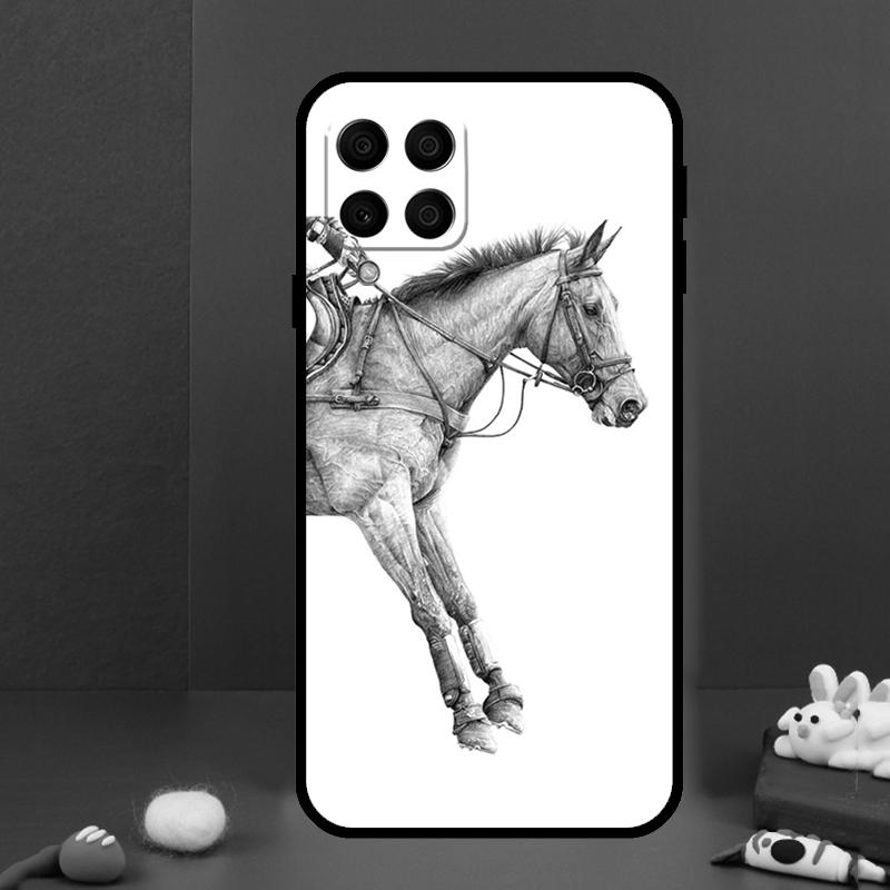 Horse Sketch For Samsung Galaxy M14 M34 M54 M33 M13 M23 M53 M15 M55 M31 M51 M20 M30s M32 M52 Phone Case