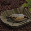 Plastic Reptiles Water Dish Multiple Stage Soaking Basin For Turtles Feeding Bathing Habitat Water Bowl with Ramps