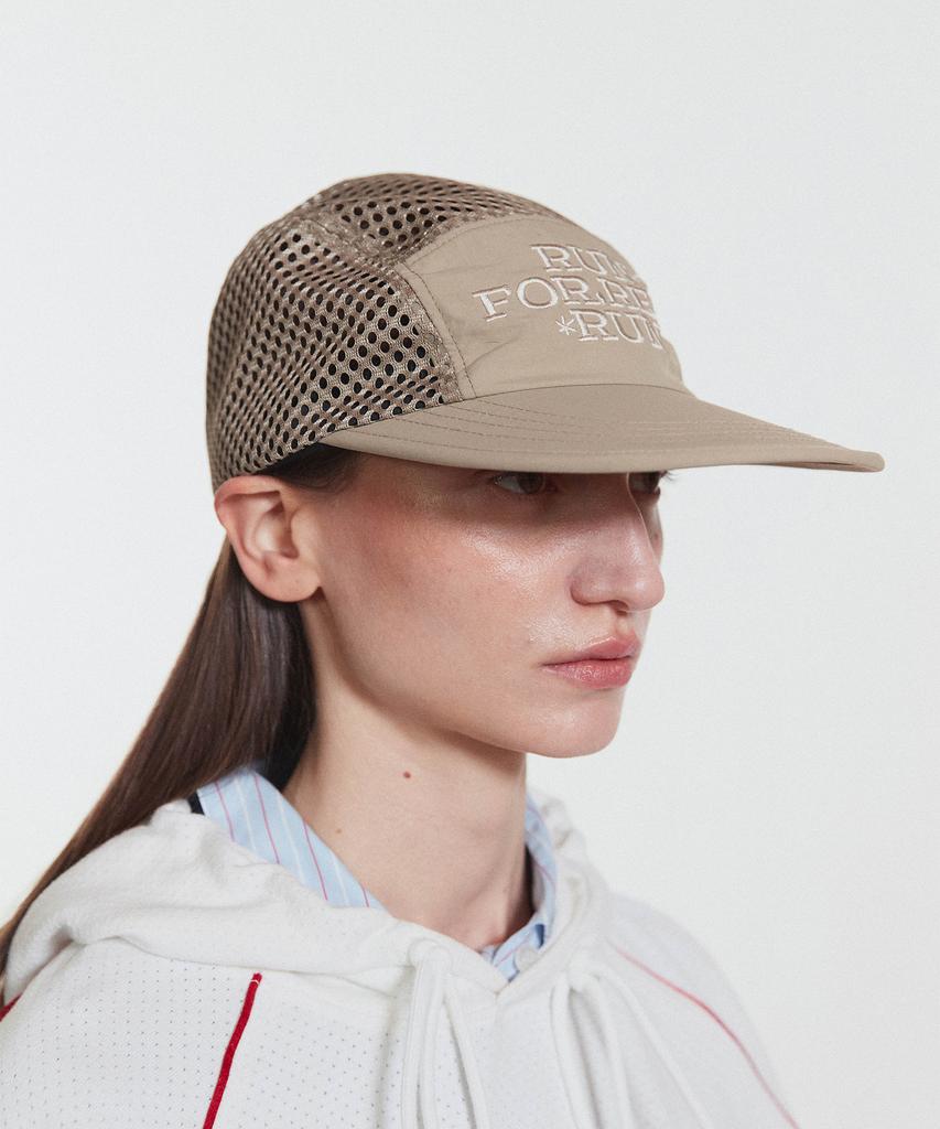 Minasu Run For Rest Run Mesh Camp Cap_Beige