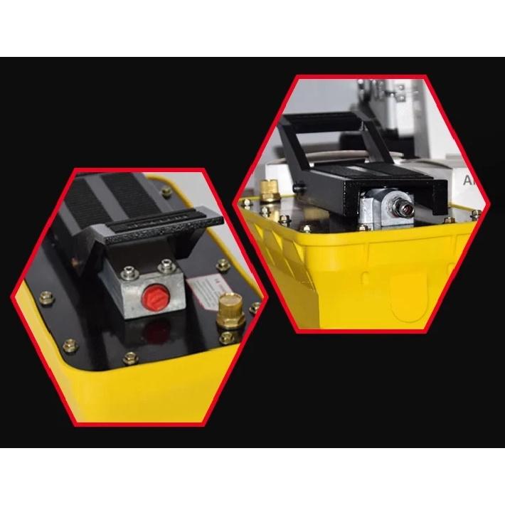 Pneumatic Hydraulic Pump Foot Operated Pump 70Mpa 2.3L Manual Pump Power Unit Air Driven Hydraulic Pump plastics Beam Corrector