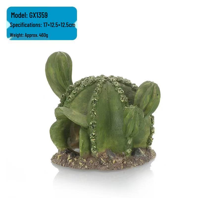 Sonn- und Kletterplattform für Reptilien: Schildkröte, Spinne, Hamster, Eidechse, Gecko, Schlangenversteck & Futterornament.