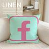 Brand Facebook Cushion Cover Pillowcase Set Pcs x x Breathable Washable Sofa Cushion Cover