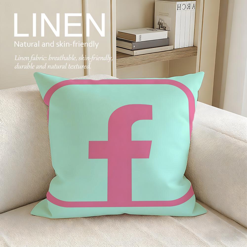 Brand Facebook Cushion Cover Pillowcase Set Pcs x x Breathable Washable Sofa Cushion Cover
