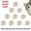 Pet Silent Cat Wool Balls, Cat Toys, Self-entertainment Balls, Cat Balls, Plush Balls, Animal Fur Cat Bite Balls, Small Balls