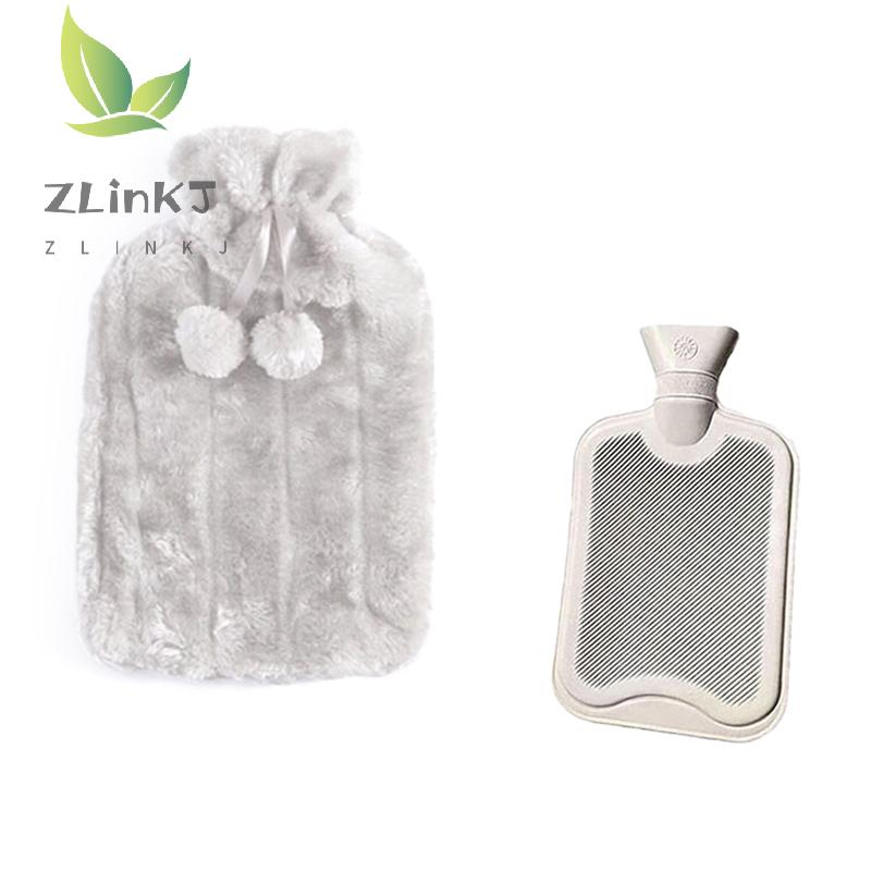 Large 2L Hot Water Bottle Cover Soft Simulation Plush Cute Hot Water Bottle Cover Helps Keep Hot Water Bag Insulated Cover