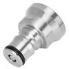 1/2in Liquid Ball Lock Stainless Steel Keg Coupler Adapter Beer Barrel Brewing Accessory