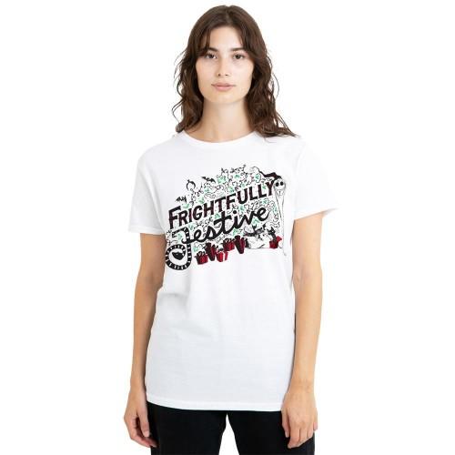 The Nightmare Before Christmas Womens/Ladies Frightfully Festive Holiday T-Shirt
