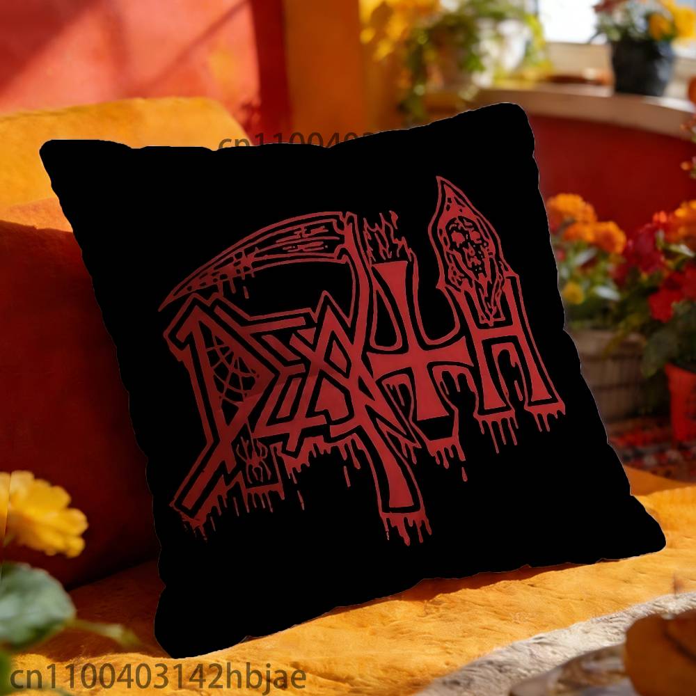 Band-D-deathS Pillowcases Bedroom Living Room Sofa Home Decor Polyester Cushion Cover with Zipper
