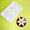 6 Cavities Flower Chocolate Flexible Silicone Mould Multiple Slot Dessert Baking Mould Kitchen Bakewares Cooking Tool