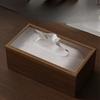 Chinese Walnut Wood Tissue Box Luxury Living Room Coffee Table Office Hotel Napkin Holder