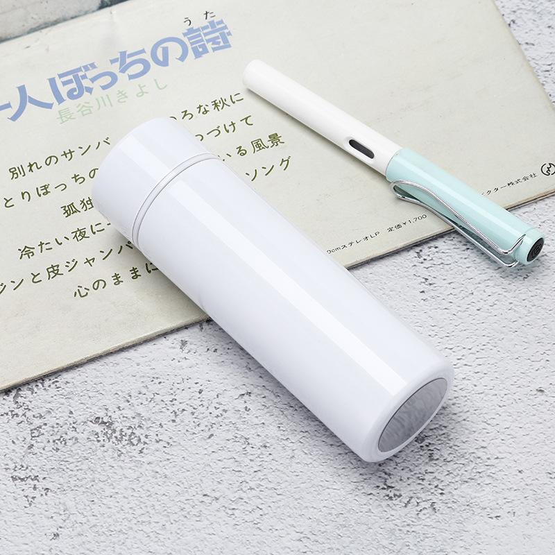 150ml 304 Stainless Steel Pocket Insulated Bottle Creative Small Mini Straight Water Bottle Cute Portable Student Cup 150ml белый