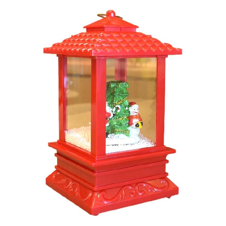 Christmas Lantern Decorative Santa Snowman USB Charging/Battery Powered 8 Music