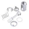 7PCS Silver Door Lock Repair Kit for Passat / Seat Toledo / Leon / Arosa / Lupo Cab Lock Refit