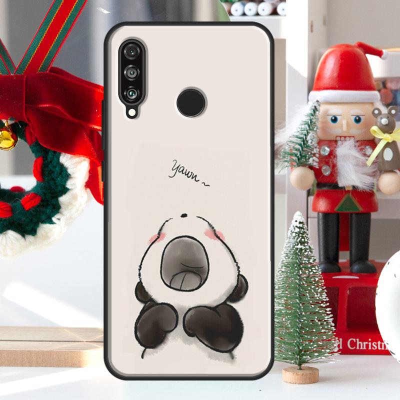 Cartoon Panda For Huawei Nova Y73 Y60 Y70 Y90 Y72 Y61 Y91 7i 8i 11i 12i 12s 9 10 SE P20 P30 P40 Lite Case