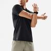 Li-Ning Fitness Series Solid Color Moisture Wicking Quick Dry Pullover Sports Polo Shirt Men tops Black APLU149-1