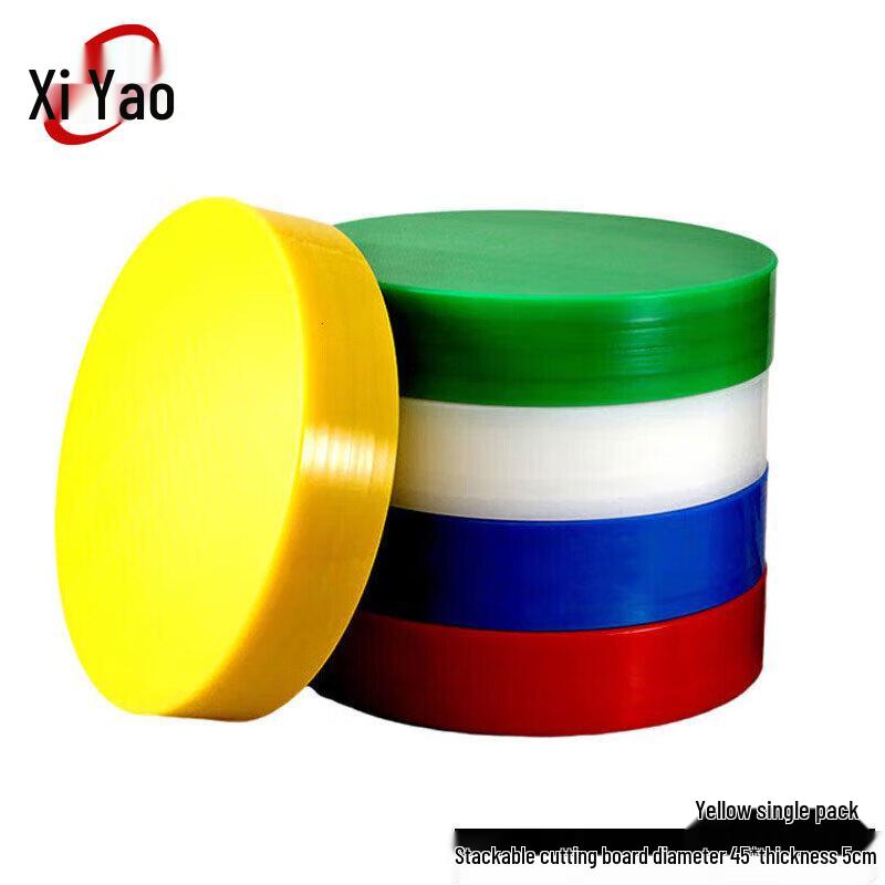 PE Round Layered Plastic Cutting Board
