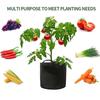 Felt Plant Grow Bags Reusable Garden Vegetables Planter Flower Herb Planting Pots Fabric Seedling Flower Nursery Bag