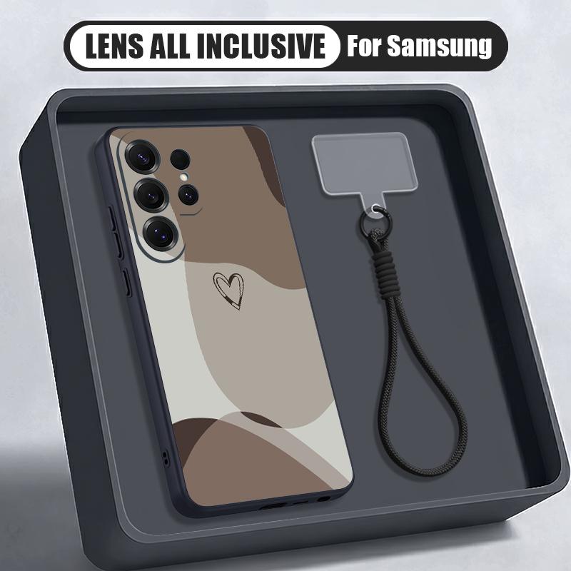 Abstract Geometry Style Case For Samsung S26 Ultra S25 FE S24 S24 Plus A57 A37 A17 A56 A36 A16 A55 A35 A15 A54 5G Hybrid Magnetic Matte Cover