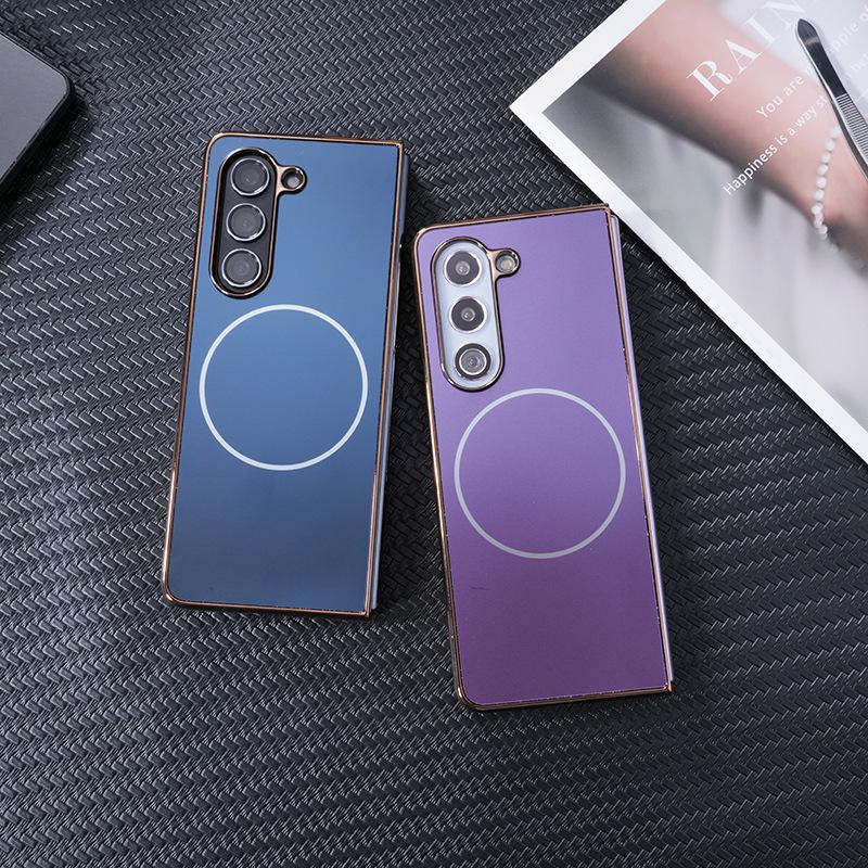 AG Frosted Magnetic Case for Samsung Z Fold 7 - Integrated Film & Protective Shell for Fold 6