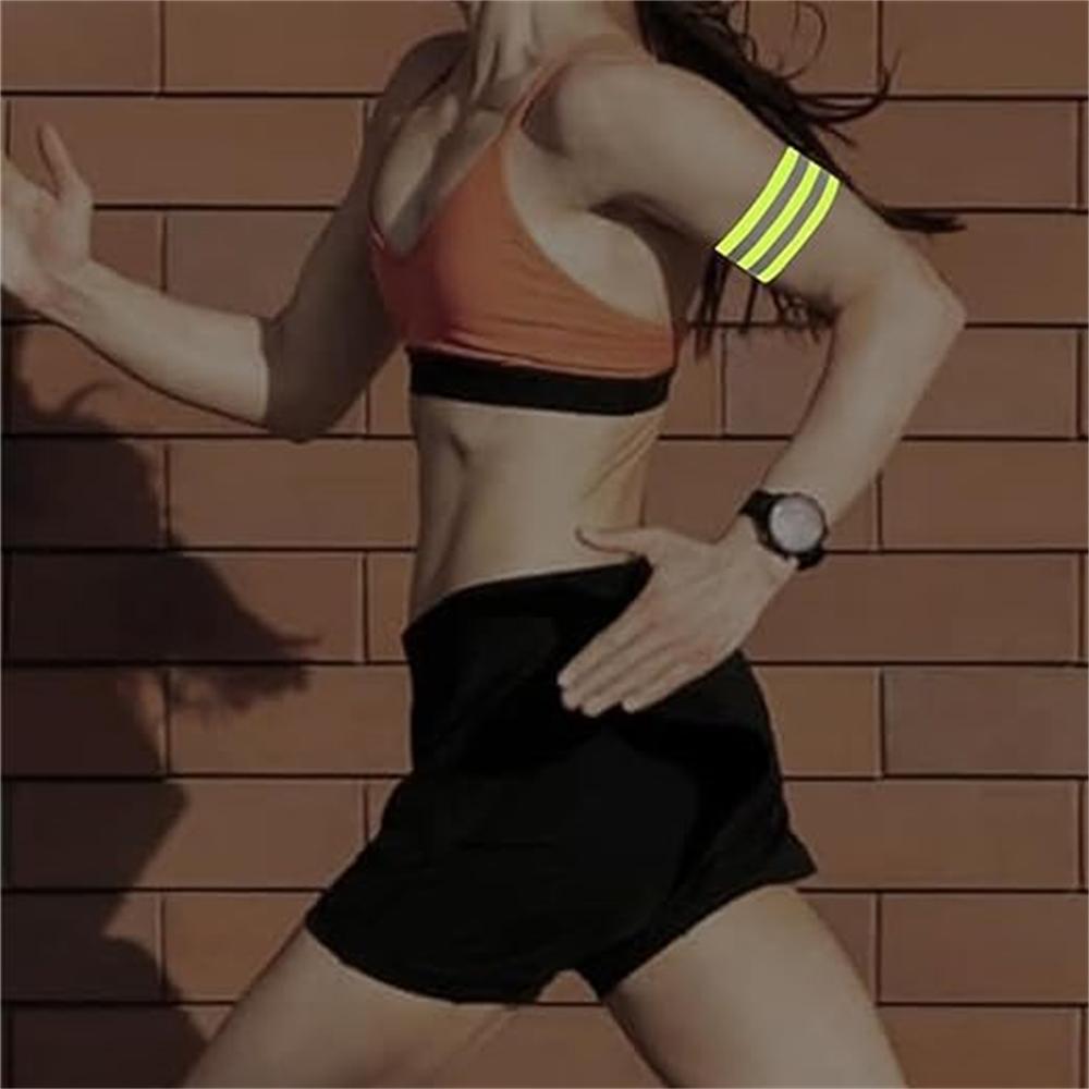 2 Pack Reflective Vest,Reflective Vest Running Gear with 4 PCS High Visibility Armbands,Suitable for Night Running Jogging Hiking Cycling Walking