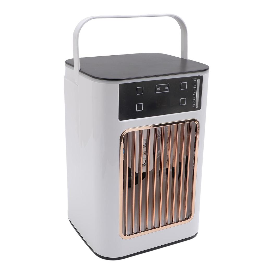 Air Cooling Fan 3 Speeds Multifunctional Portable Air Conditioner Fan Humidifier with 900ML Water Tank