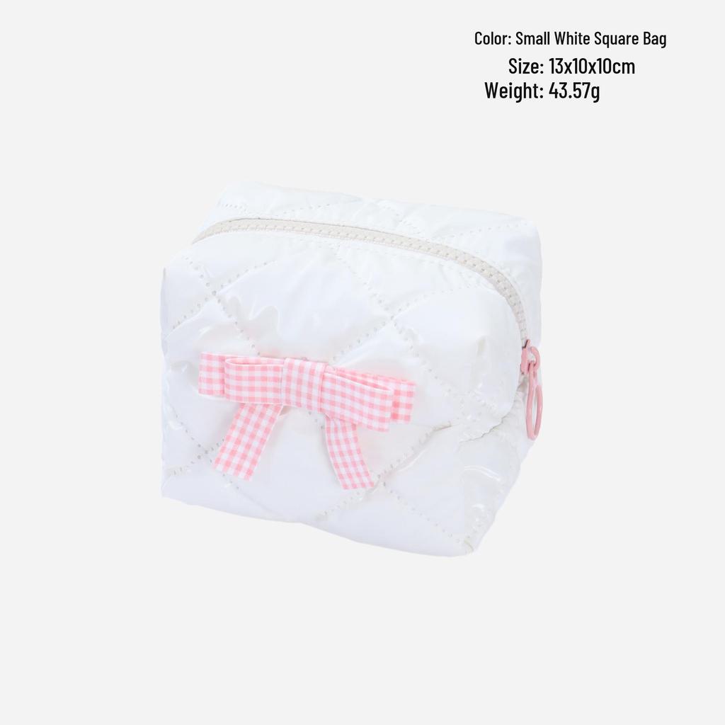 Compact Waterproof Makeup Bag - Stylish Coin & Earphone Pouch for Women