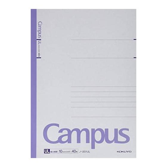 KOKUYO Note Campus Note A4 Extra Thick 10mm Ruled 40 Sheets No-201UL