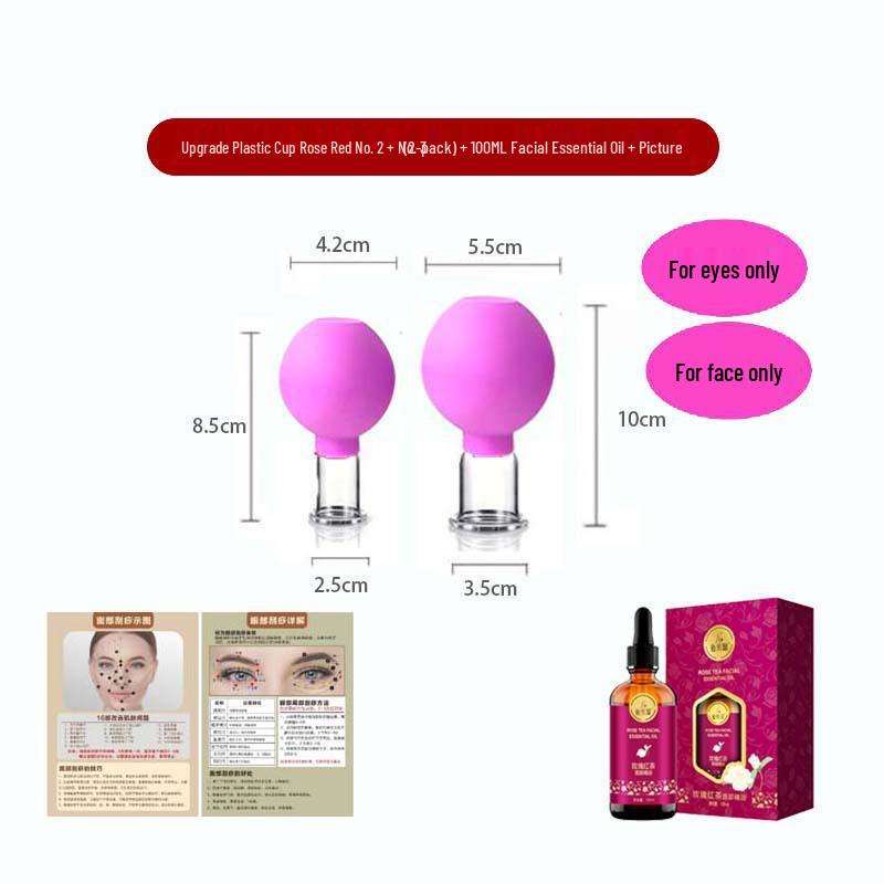 Enhanced Silicone Facial Cupping Set for Skin Lifting and Beauty