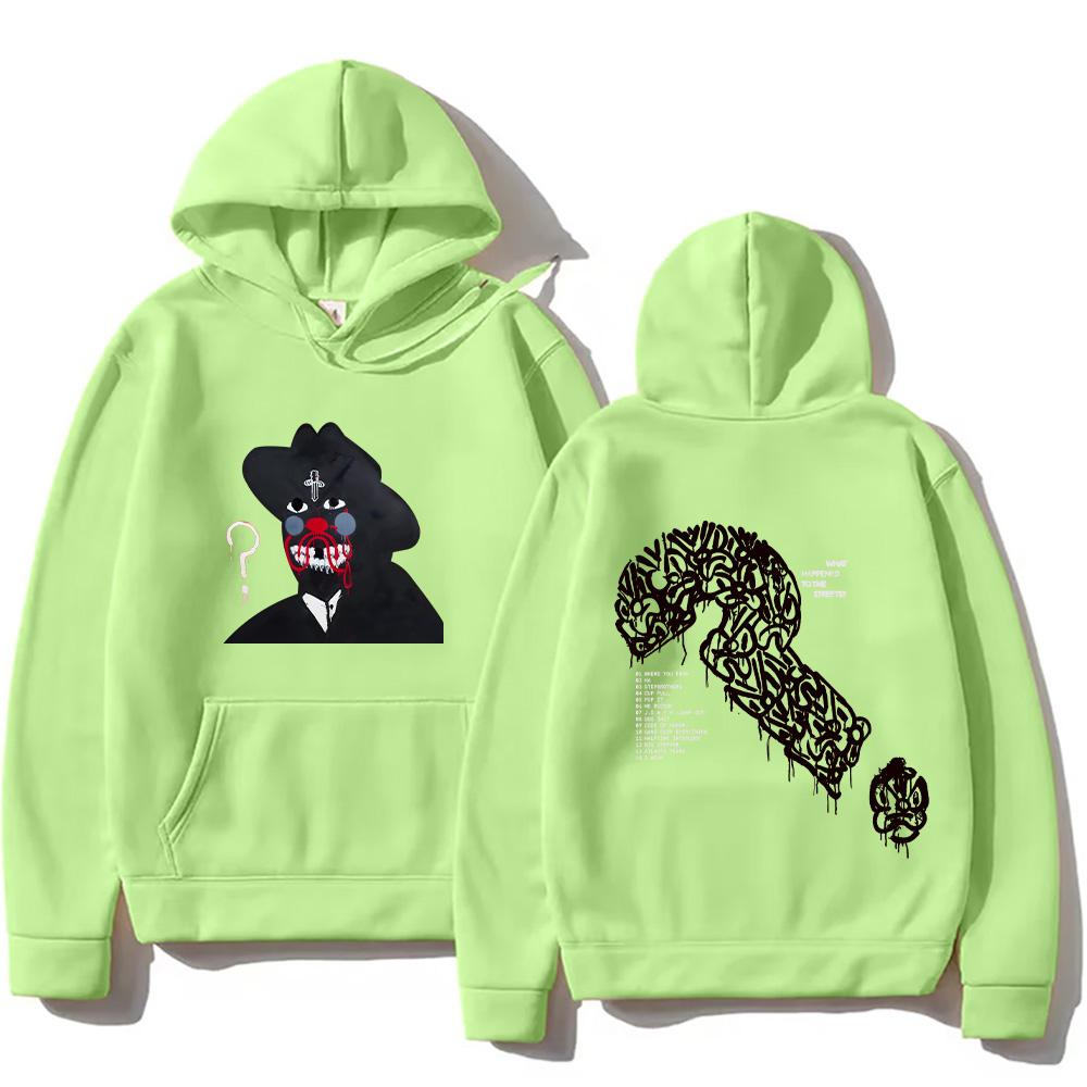 21 Savage What Happened To The Streets? New Album Hoodie Retro Hip Hop Streetwear Women Men Y2k Sweatshirt Fashion Graphic Hoody