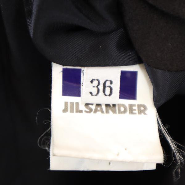 JIL SANDER wool blend tailored jacket 36 black Women Used