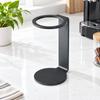 Black Metal Coffee Machine Stand Compact Freestanding with