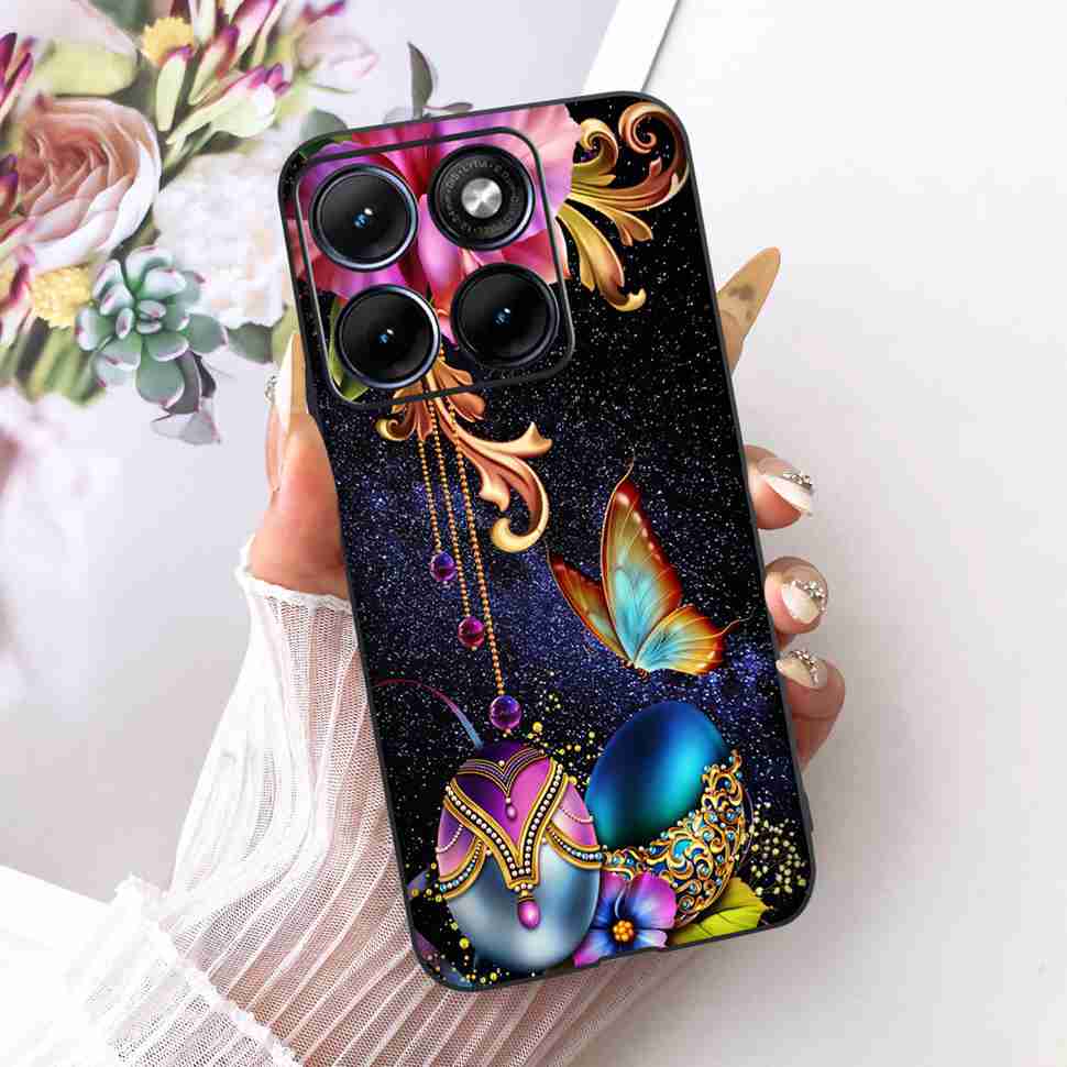 For Motorola Edge 70 Fusion 5G Case Cartoon Cat Panda TPU Black Cover For XT2605-1 XT2605-2 XT2605-4 Soft Silicone Phone Cases