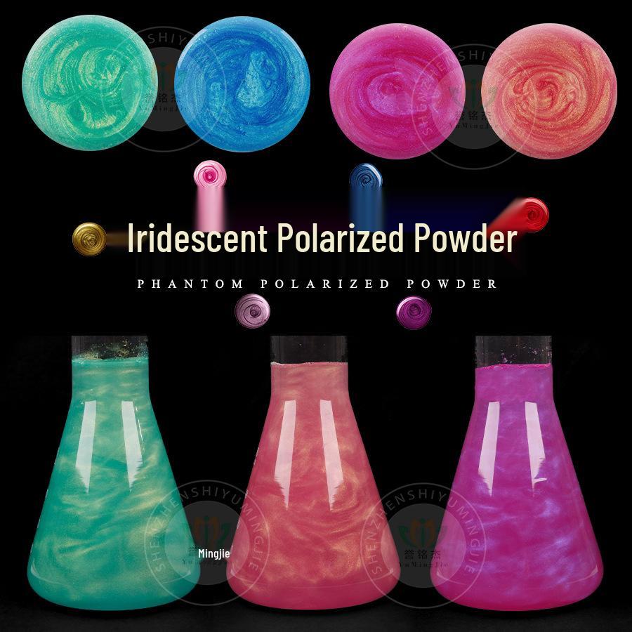 120 Color Chameleon Pearlescent Mica Powder for Epoxy Resin, Paint, and Watercolor