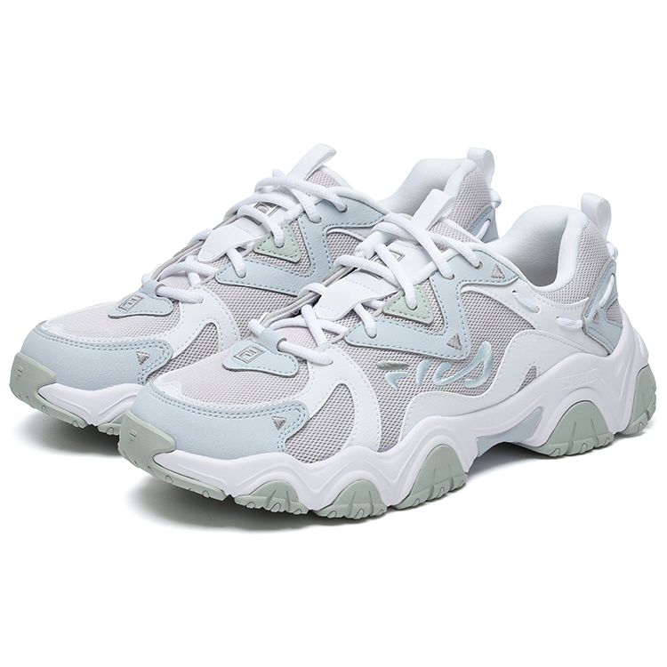 Fila Fluid 4 Cat Paw 4.0 Fabric Synthetic Leather Sports Comfort Low-Top Lifestyle Casual Shoes Women Casual Shoes FILA-White F12W232127FLW