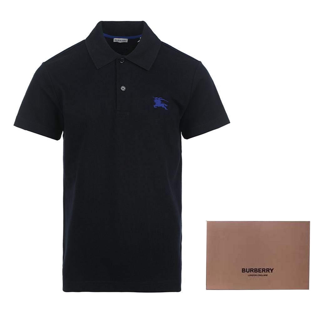 Burberry Logo Embroidered Short Sleeved Polo Shirt 81074501