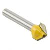 Router Bit 90 Degree Carbide Cutting Performance V-shaped