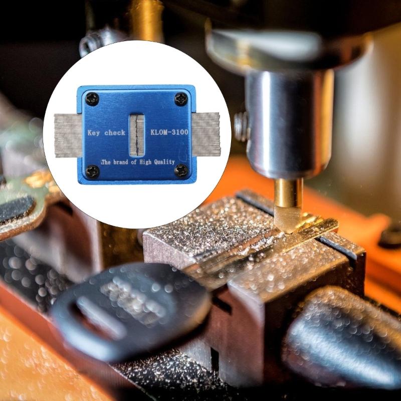 Durability Key Measurement Device Key Check Checker With Accurate Depth And Width Marking For Locksmiths Professional