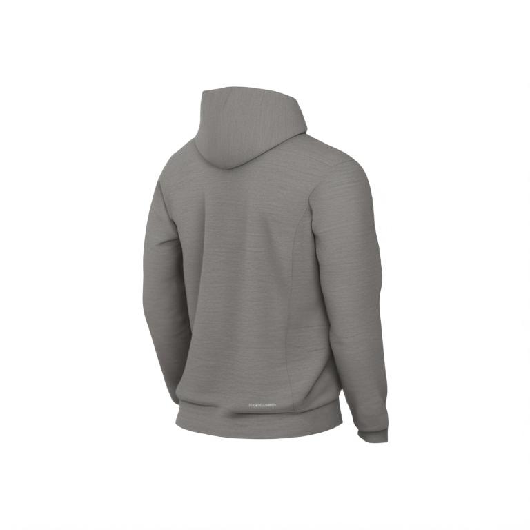 Nike As M Nk Df Si Fz Hd Solid Color Simple Hooded Sports Breathable Long Sleeve Basketball Shirt Unisex Tops Dark-Gray Light-Ivory FZ0223-063