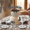 28 buc Toppere Tort Motocicletă Decorațiuni Drăguțe Motocicletă pentru Petrecere de Absolvire